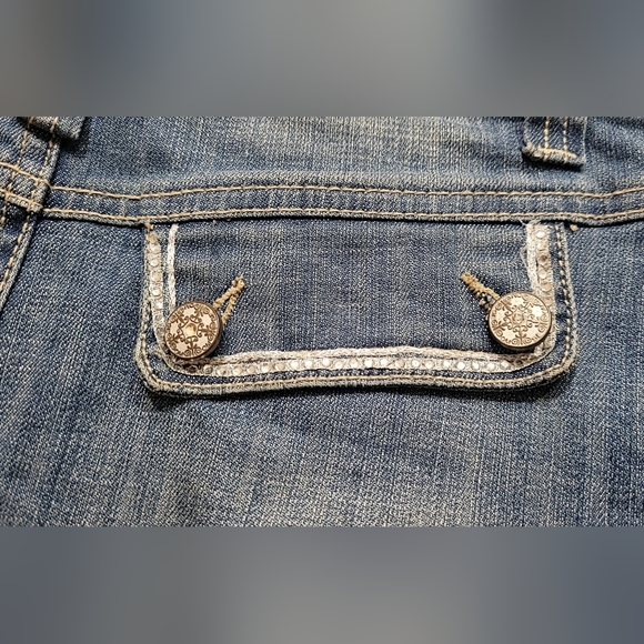 ❤️ ROSA & ROSE MINI SKIRT  LIGHT BLUE SIZE: M - Picture 9 of 12